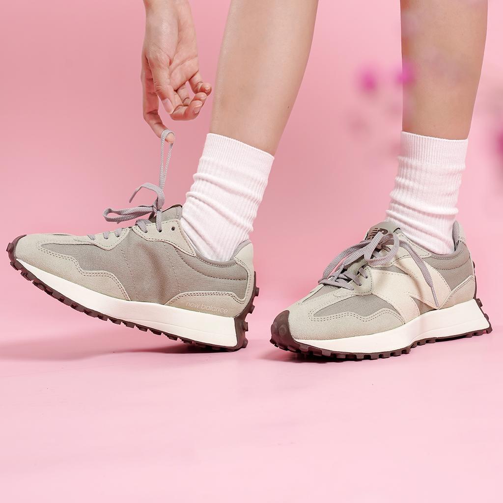 New Balance 327 Grey Oak Sea Salt Женские кроссовки WS327FC