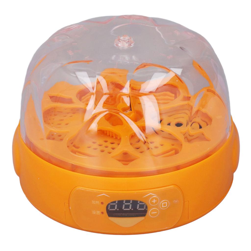 15W Egg Incubator 6 Eggs Digital Mini Fully Automatic Egg Incubator with Automatic Egg Turner for