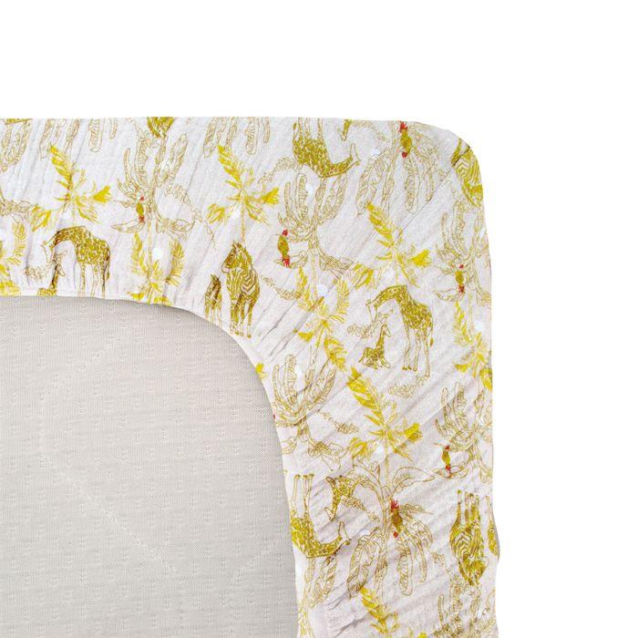 Drap housse jersey - DOMIVA - Honey Moon - 70 x 140 cm - Coton extensible - oeKO-TEX