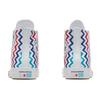 Converse Chuck Taylor All Star High 'Zigzag' Модный Комфорт Многоцветные Высокие Кеды из Канваса Женские Цветные Вертикальные
