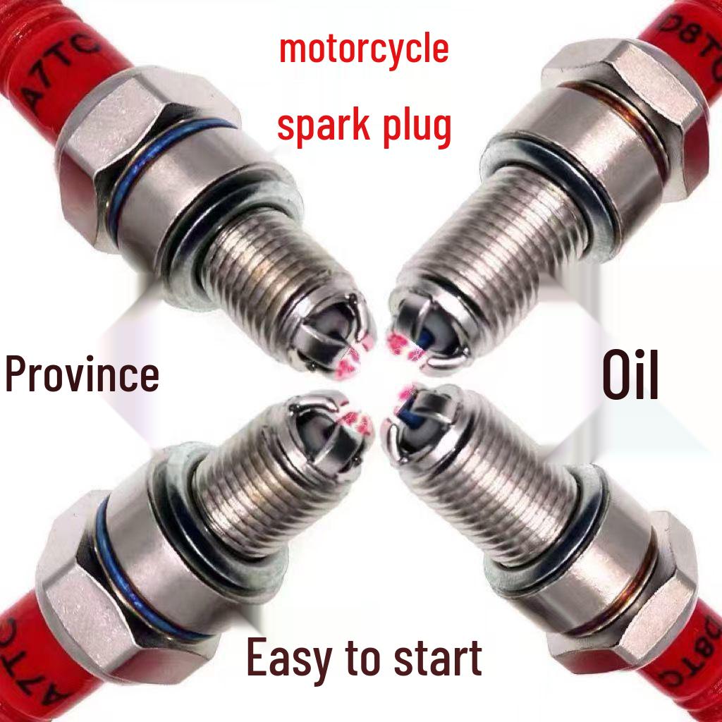 Универсальная свеча зажигания Qianjiang Lima Xuanhuo с тройным электродом и двойным иридиево-платиновым напылением для мотоциклов