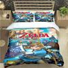 Модные Классические Захватывающие Игры Z-Zelda Принт Комплекты Постельного Белья Постельные Принадлежности Набор Пододеяльник Комплект Покрывала Постельное Белье Роскошный Подарок