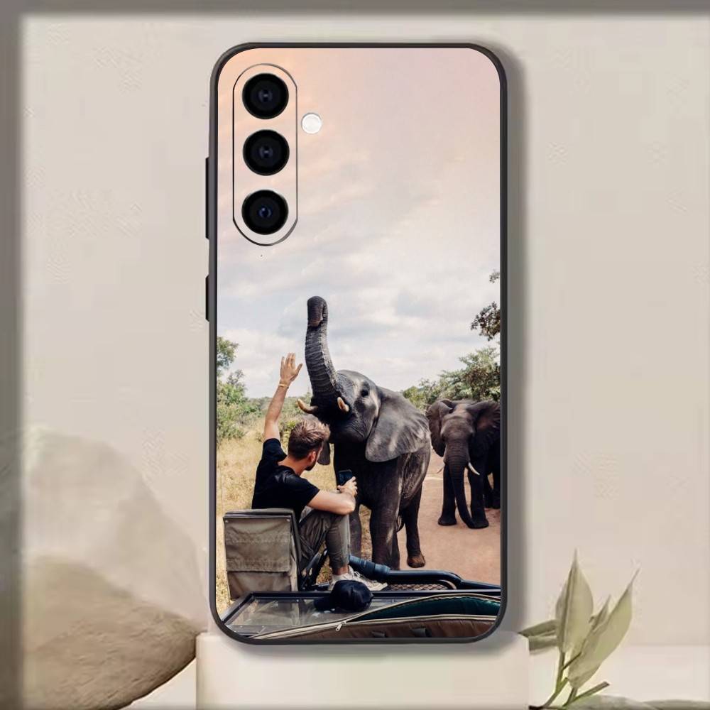 Sam Kolder Чехол для телефона для Samsung Galaxy A73, A72, A71, A70, A53, A52, A51, Другие Мягкий черный чехол