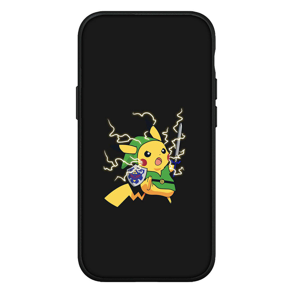 Cover for iPhone 17 16 15 Xiaomi Poco Redmi Note 14 13 12 11 Pro Max X 9 Samsung Galaxy S25 S24 S23 OPPO Huawei Mew Mewtwo Pokemon Pikachu Phone Case