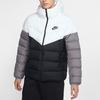 Nike NSW Down Fill Color-Block Повседневная спортивная куртка с капюшоном Мужская верхняя одежда Черный Белый CU0226-100