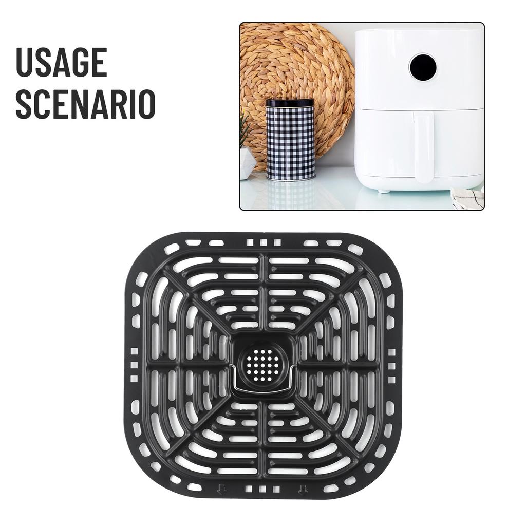 Air Fryer Replacement Grill Pan Fit Air Fryers Crisper Plate with Handle