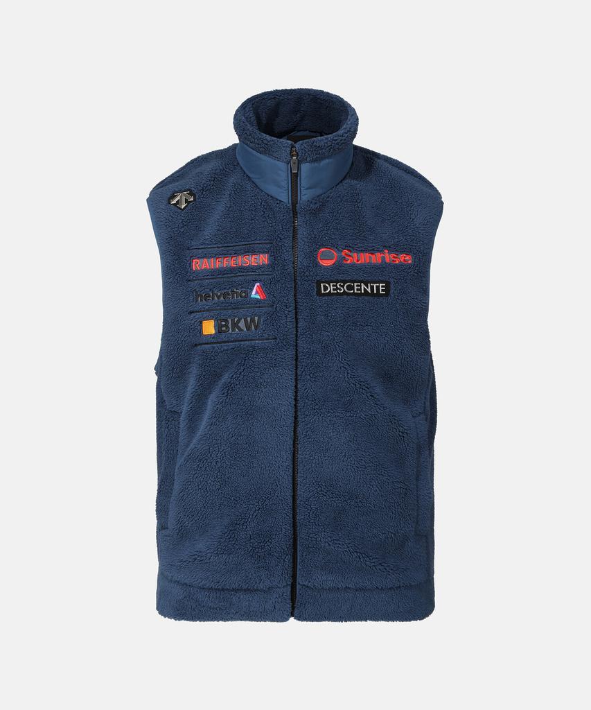 Жилет Sherpa Fleece Descente Swiss Ski Темно-синий (Sq423Sveo2)