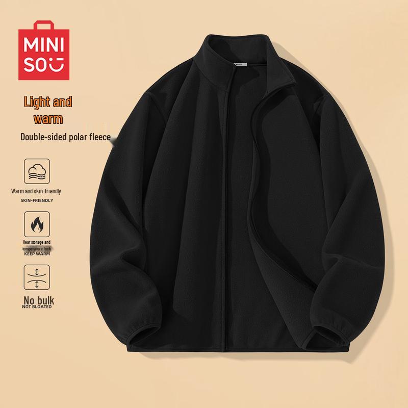 MINISO Мужская флисовая куртка со стойкой