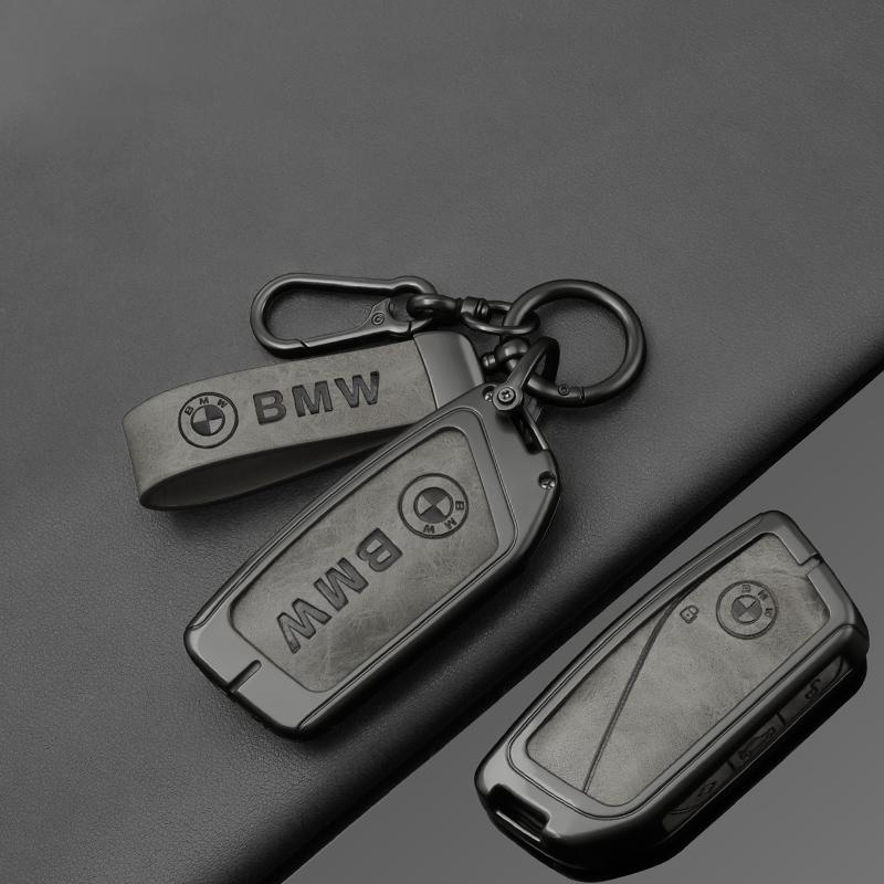OSTB7 For BMW X1 U11 X7 X5 G05 LCI I7 IX XM Series 7 740Li U06 G81 M3 2023 2024 Zinc Alloy Car Remote Key Case Cover Shell Accessories