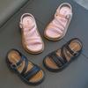 Летние сандалии с открытым носком для девочек — модный стиль корейской принцессы для студентов и универсальная одежда