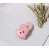 Plastic Peach Heart Buttons for Children's Clothing Women's Sweaters Cardigans Shirts Buttons