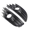 Pair of Front Bumper Fog Light Grille Trim Black Color Fits for Citroen C4 20042008