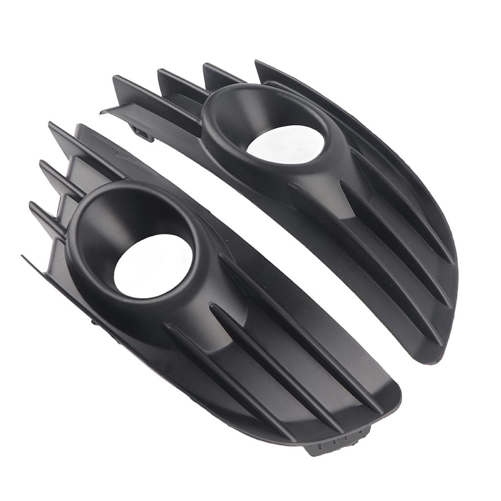 Pair of Front Bumper Fog Light Grille Trim Black Color Fits for Citroen C4 20042008