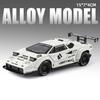 1:Масштаб 32 Countach Lbwk Lp500S Модель автомобиля Игрушка Звук Свет Оттягивается Двери открываются Высокодетализированные Модели автомобилей Настольное украшение