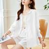 Lazy Style Thin Hooded Long-sleeved Shirt Sunscreen Clothes for Women's Spring New Loose Top