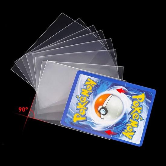 Incard Pokemon Sports Card Pocamore Protector Прозрачный чехол для карт 66x91 мм 200 листов, популярная корейская игра