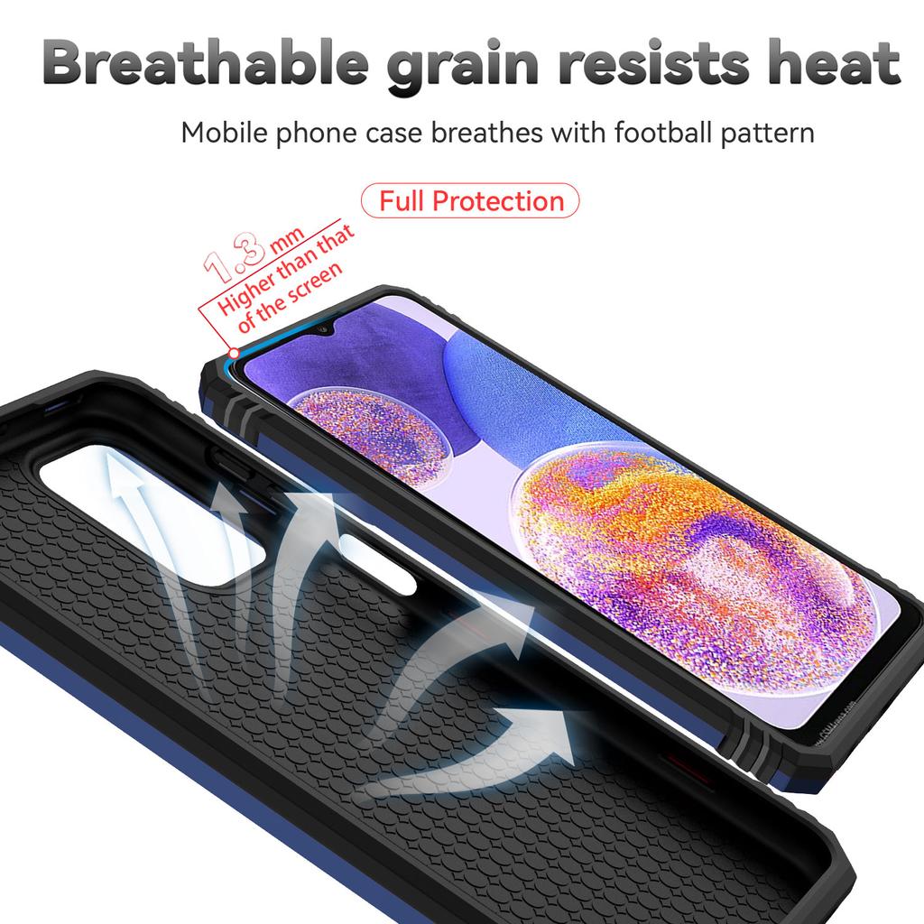 Чехол-подставка с кольцом для Samsung A23, чехол для Galaxy a23, защитный чехол для телефона с защитой от падения и камеры для Samsung Galaxy A23 M23 M13 4G