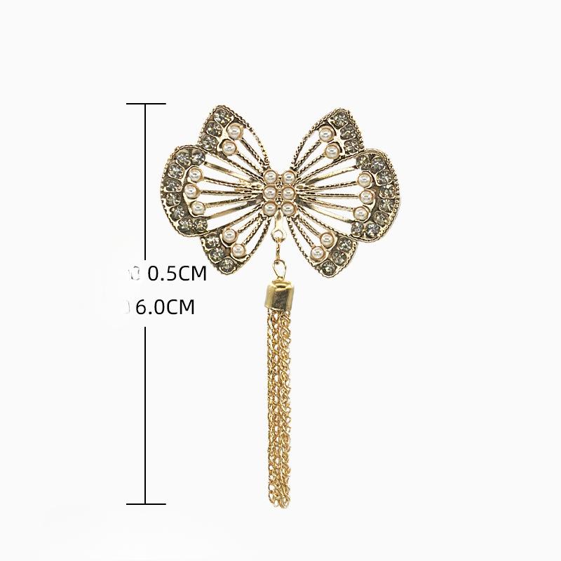 Хрустальная штора Декоративная пряжка Тип булавки Пряжка для фиксации штор Ржавчиноустойчивая и долговечная