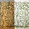 2/5/10M Artificial Ivy Silk Fake Green Leaf Ivy Vine with LED Lights String for Home Wedding Artifical Plant Garland Decorations