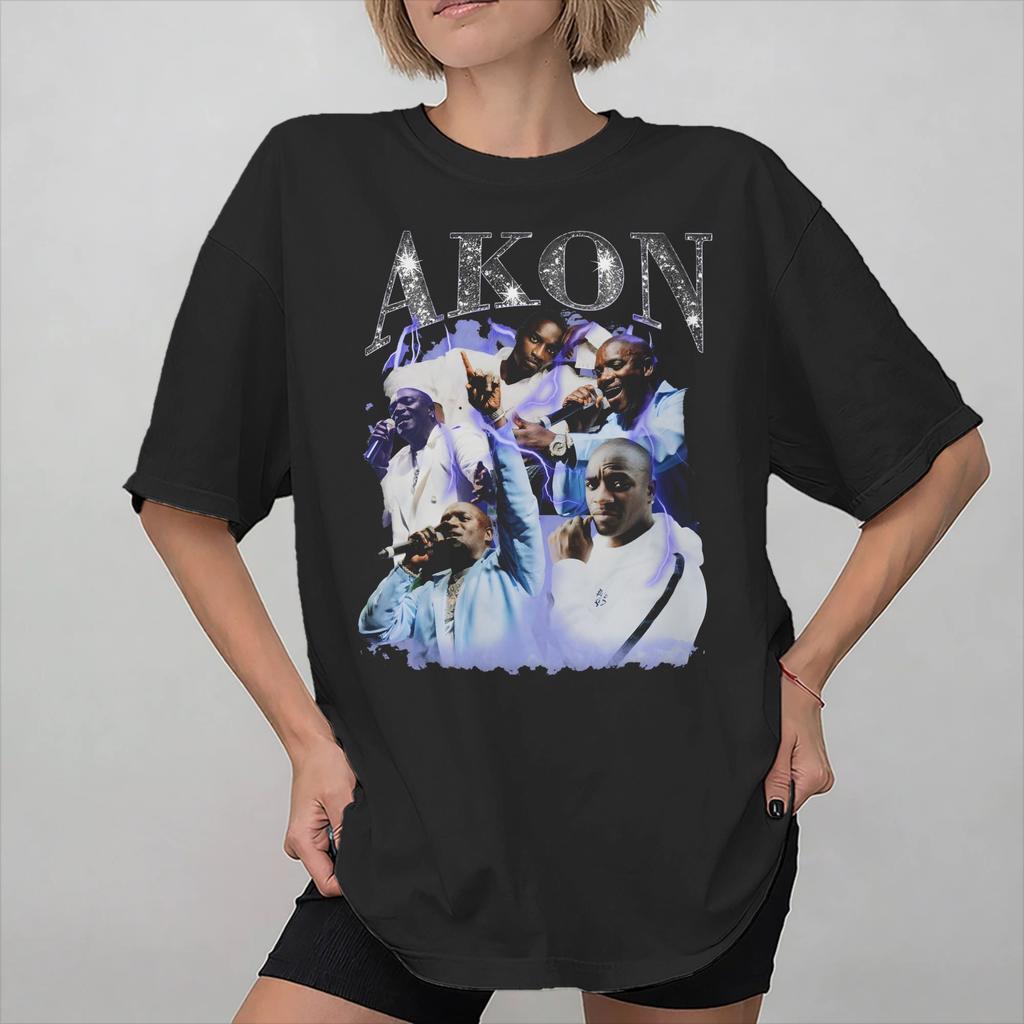 Akon and Neyo Tour Merch Unisex T Shirt Cotton Tee Fashion Tshirt Clothes