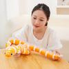 Simulated Snake Conger Eel Plush Doll Soft Streak Simulation Toys Cartoon Animals Pillow Birthday Xmas Gifts for Boys and Girls