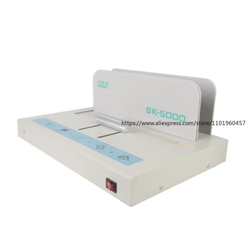 Высококачественная машина для финансового переплета с функцией термоклея Маленькая машина для клеевого переплета Офисные настольные аксессуары