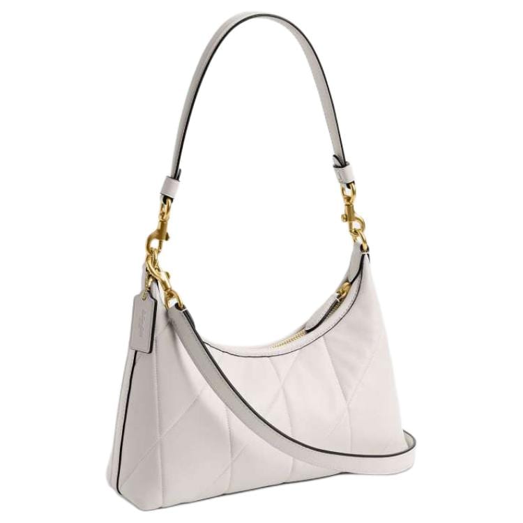 COACH Juliet Sheepskin Shoulder Bag Medium Women's Chalk White CEM90-B4HA