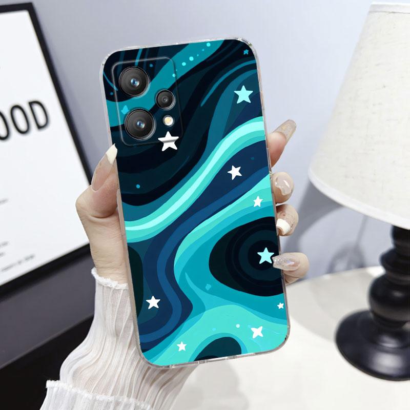 Для Realme Narzo 50A N55 50A Prime 30A 50 4G Чехол-обложка Для Narzo 30 5G Мраморный Прозрачный Мягкий Силиконовый Чехол для Телефона Fundas Кот Capa