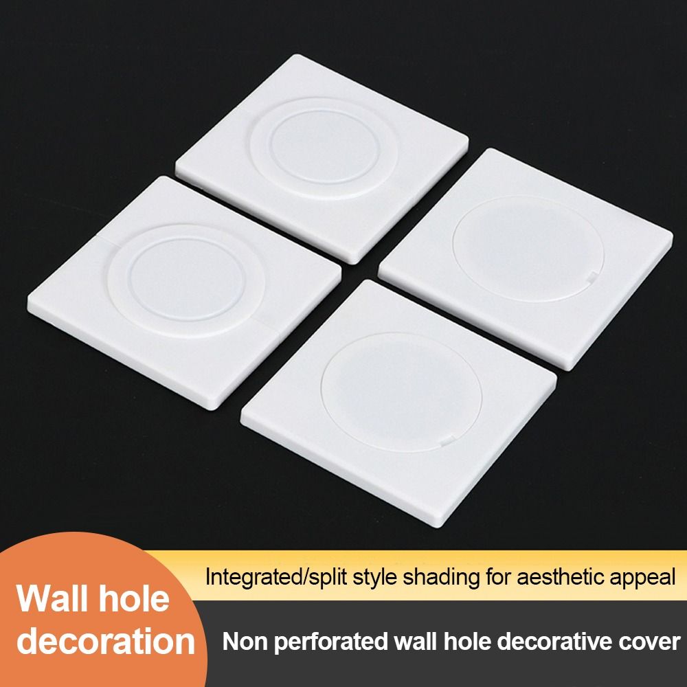 86Type Air-conditioning Dust Plug Easy Install Hole Cap Creative Wall Hole Cover Wall Decoration