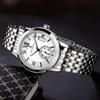Новые роскошные мужские часы высшего бренда с коробкой, водонепроницаемые модные мужские механические часы