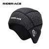 Winter Outdoor Cycling Cap Windproof Fleece Warm Helmet Liner Hat with Eyeglass Hole Ear Protection Motorcycle Riding Skiing Hat