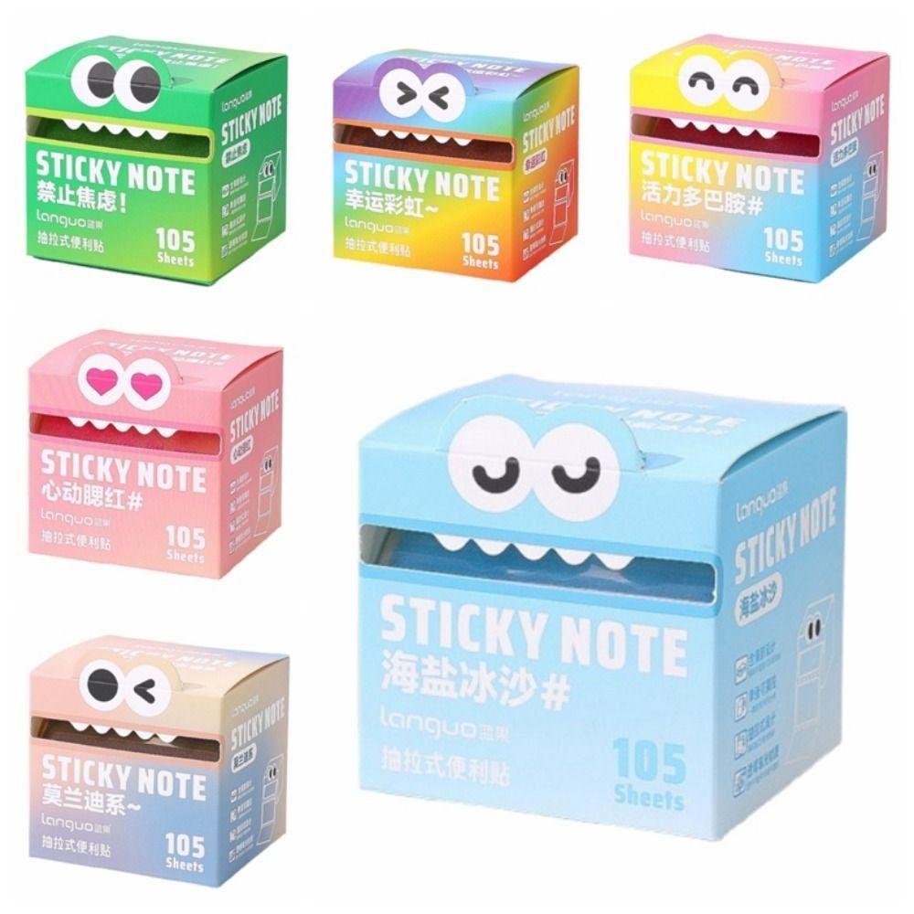 105 листов Kawaii красочные блокноты креативные мультяшные блокноты выдвижные стикеры детский подарок