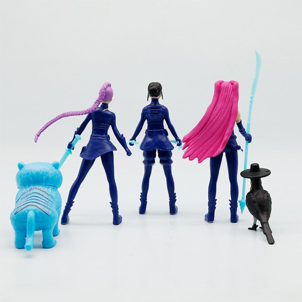 Набор из 5 фигурок Kpop Демонов для фанатов Охотников Хэллоуин День рождения Настольные подарки