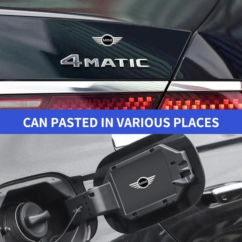 Car Emblem Logo Decorative Stickers Badge Decal Interior Styling For Mini Cooper R53 R50 F54 F55 F56 F57 F60 R52 R55 R56 R57 pwaxk99