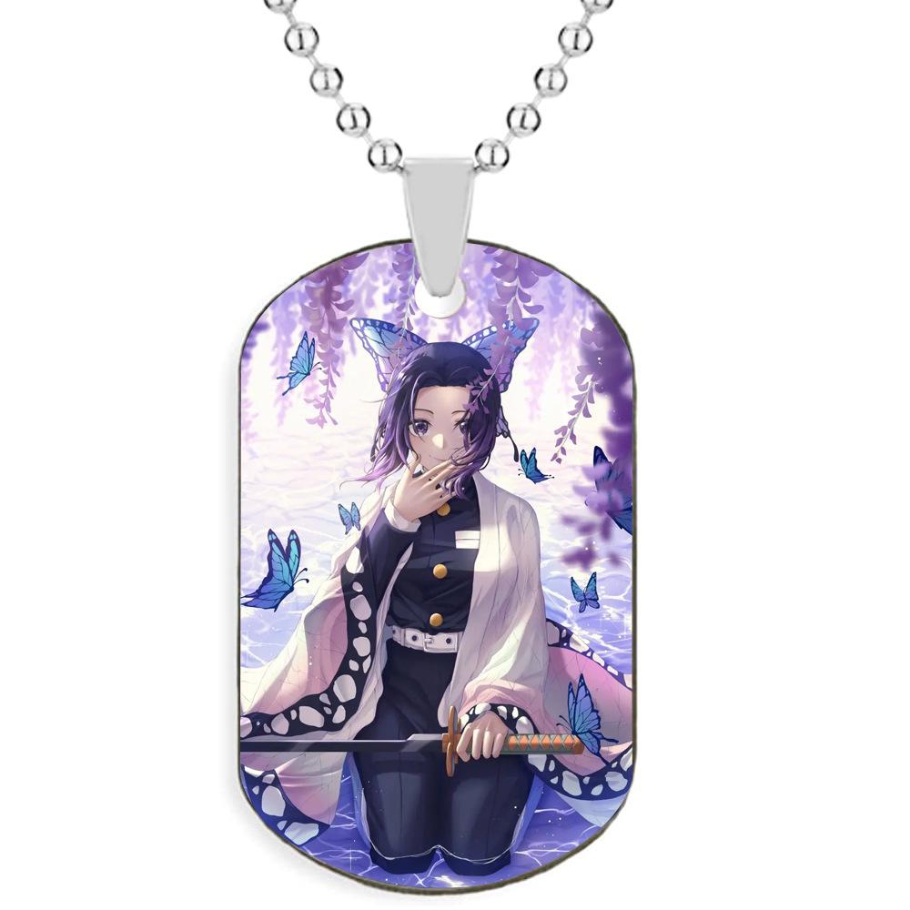 Аниме Убийца Демонов: Ожерелье с подвеской в виде персонажа Yaba, мужские и женские украшения для косплея