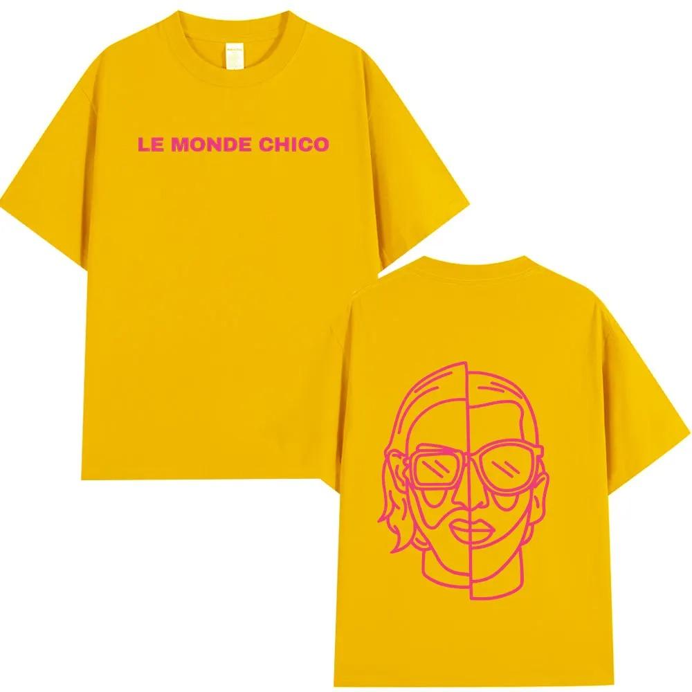 Le Monde Chico T Shirt French Rapper PNL Album Graphic Print T-shirt Men Women Hip Hop Fashion Best Selling Loose Clothes Unisex