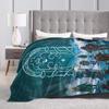 L-Lords Of The R-Rings  Blanket  Airplane Travel Flannel Throw Blanket For Couch Chair Sofa Bed  Quality Bedspread