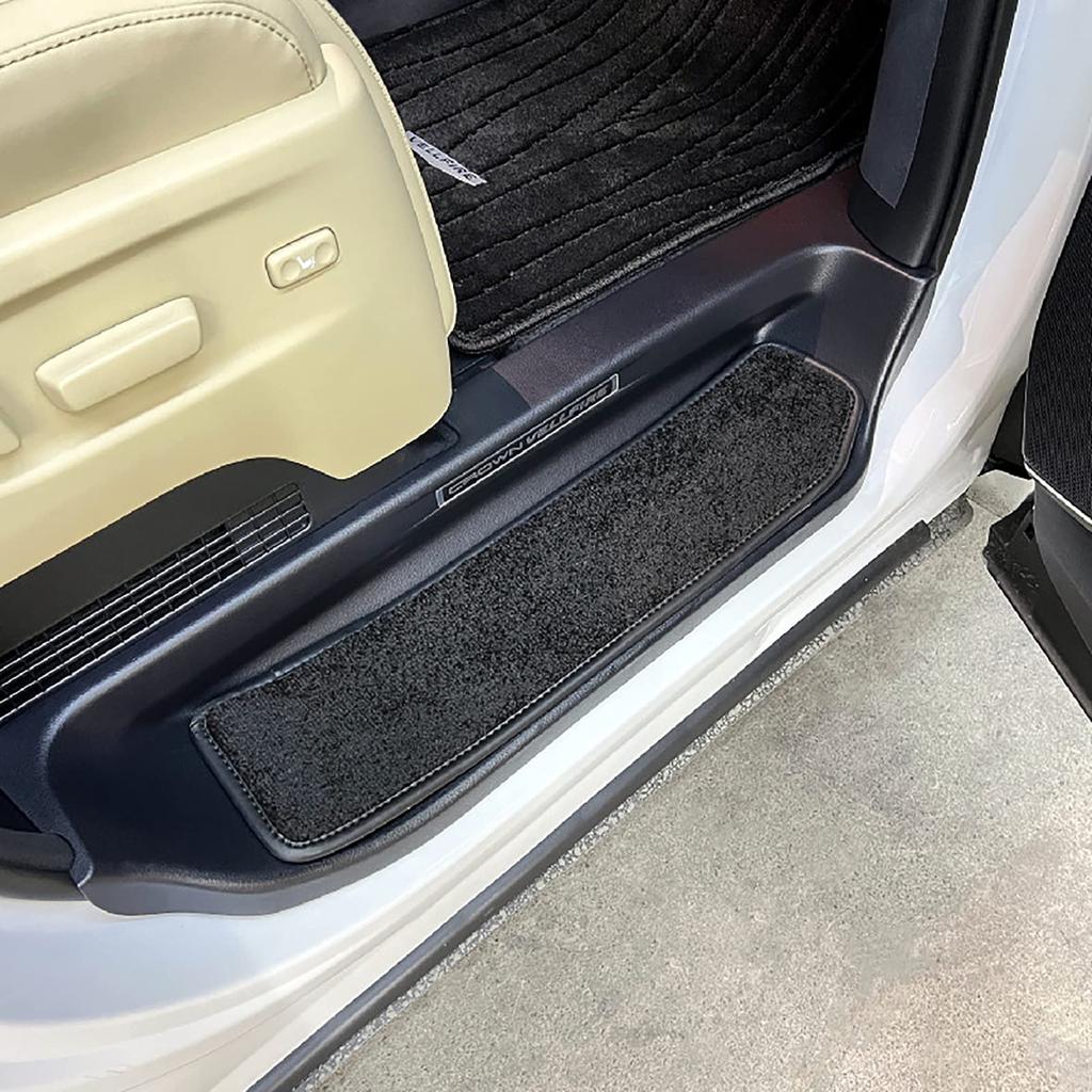Smabee Toyota 30 Series and Late ALPHARD Vellfire Step Mats of Interior Mats Alphard/Vellfire (Early Models) Mats/Entrance (Set 4) Stain-Resistant