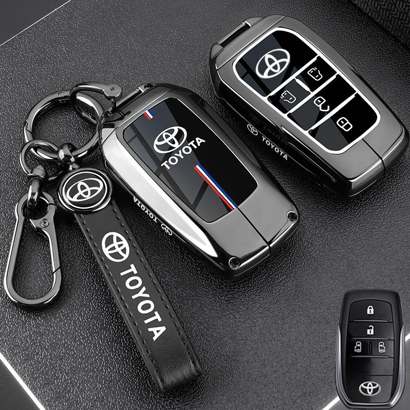 Металлический чехол для ключа для Toyota Alphard: Подходит для моделей Supreme 24 и 23