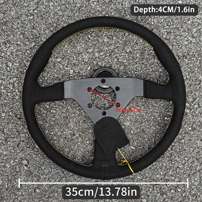 14inch Monte Carlo Steering Wheel JDM Racing Sports Style Steering Wheel Volantes