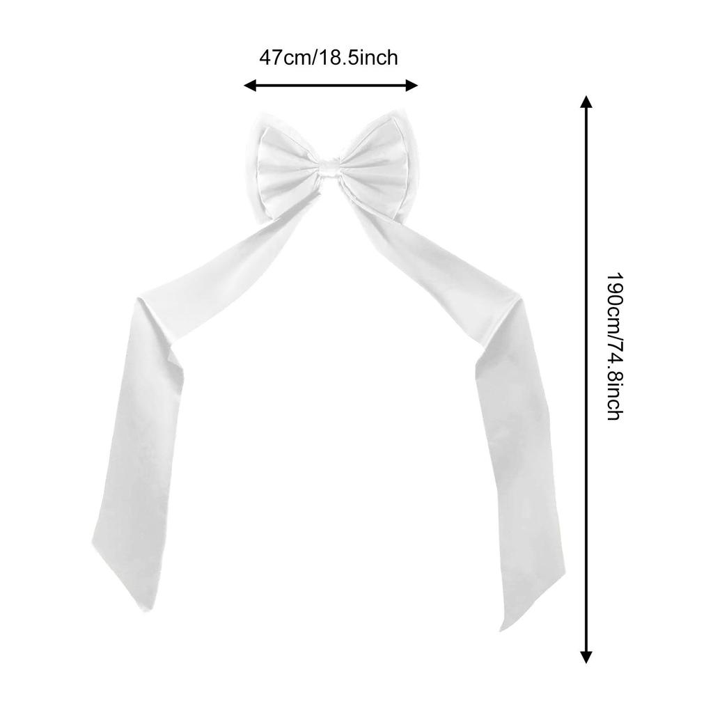 Large Bow Decoration Giant Bow Wall Backdrop Prop Polyester Bowknot Party