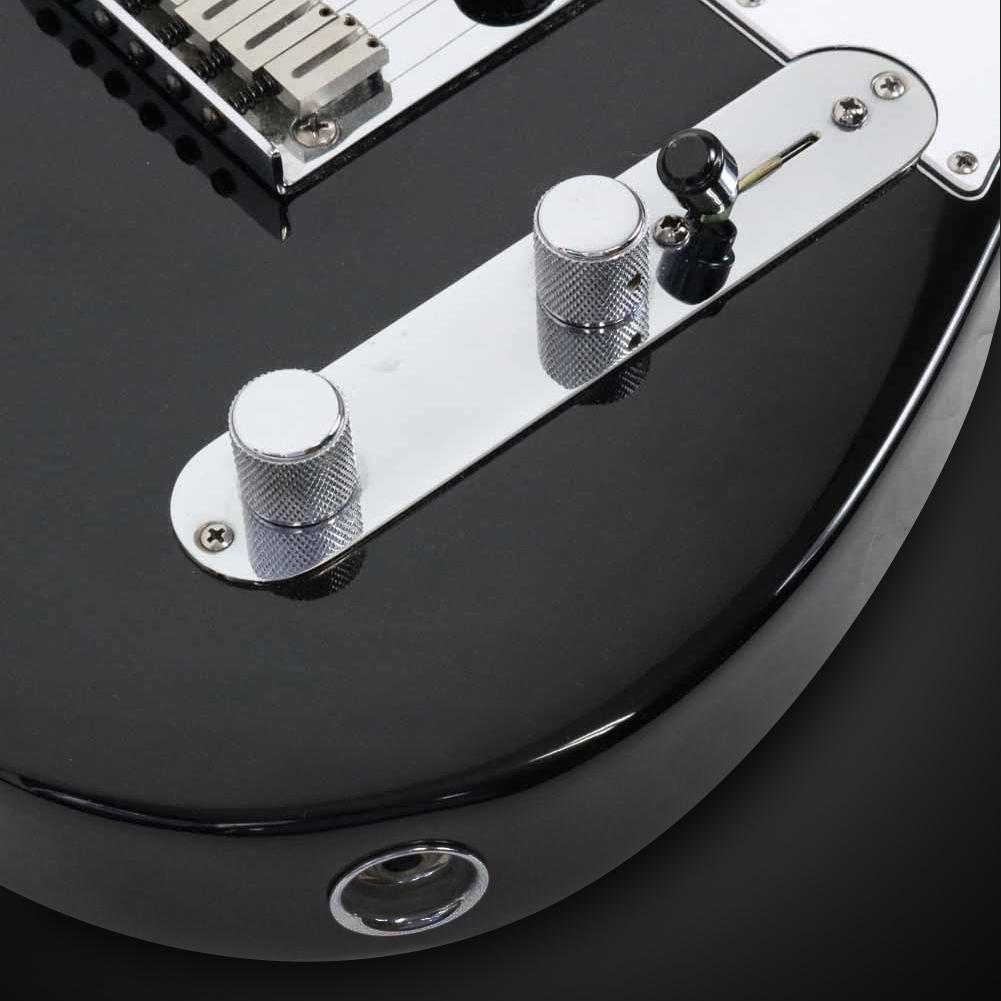 Chrome Plated Metal 3 Way Switch Prewired Control Plate for Tele Guitar Replacement Parts