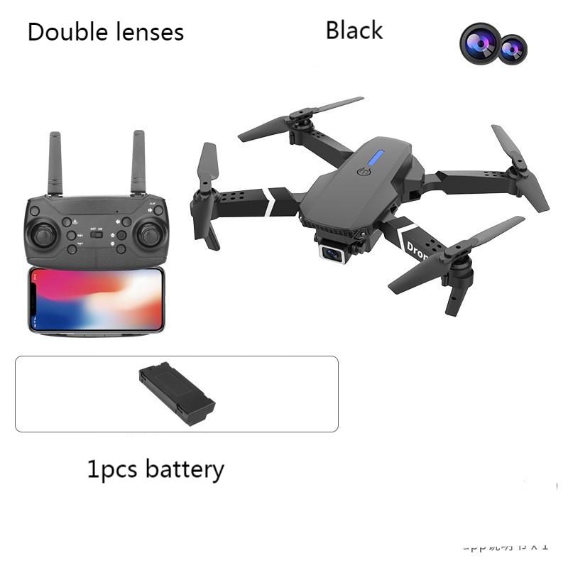 Дрон E88 Pro 4K HD с двойной камерой, положение 1080P Wi-Fi FPV Nova 2021 Altura Manter Profissional RC Quadcopter