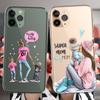 Для Iphone 13 11 12 14 Pro Xs Max X Xr Mini 14plus 14promax Прозрачный чехол Super Mama Girl Mom Boy Baby Мягкий силиконовый чехол