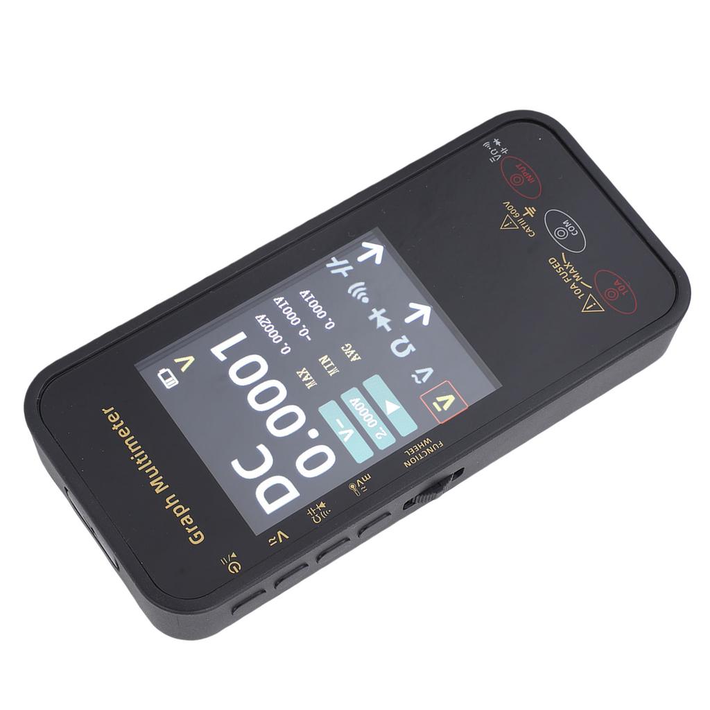 Smart Multimeter 3.2 Inch Screen Anti Burning 20000 Counts Voltage Resistor Temperature Capacitance Meter