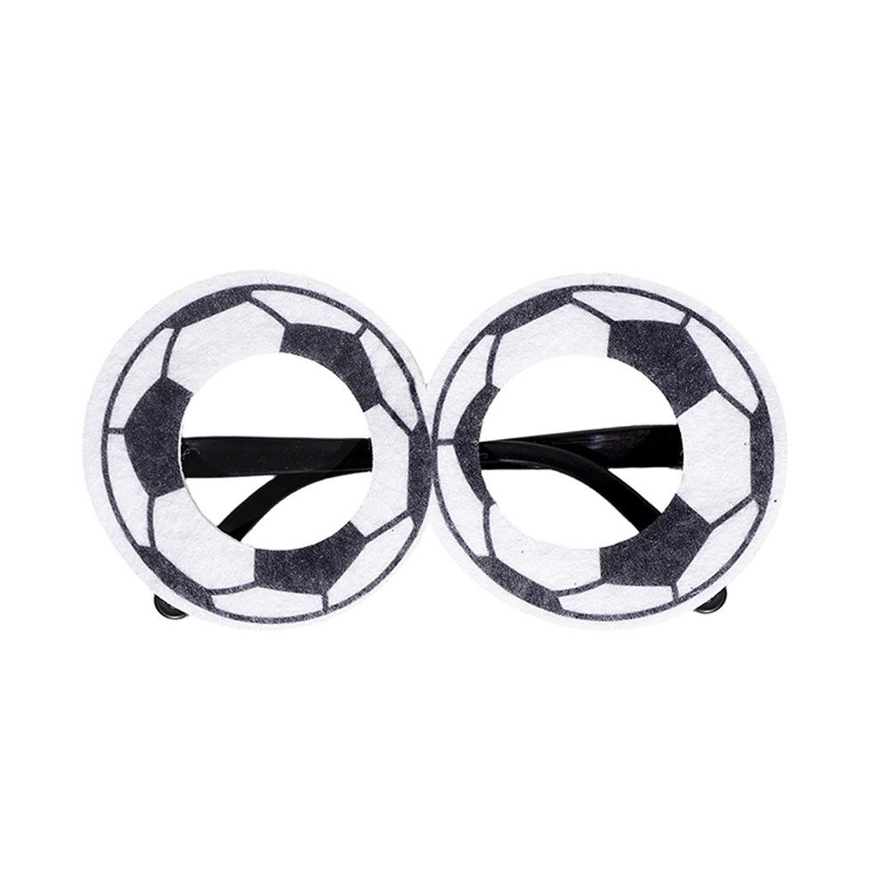 Plastic Temple Arms Soccer Ball Glasses Soft Felt Novelty Party Glasses Football Carnival