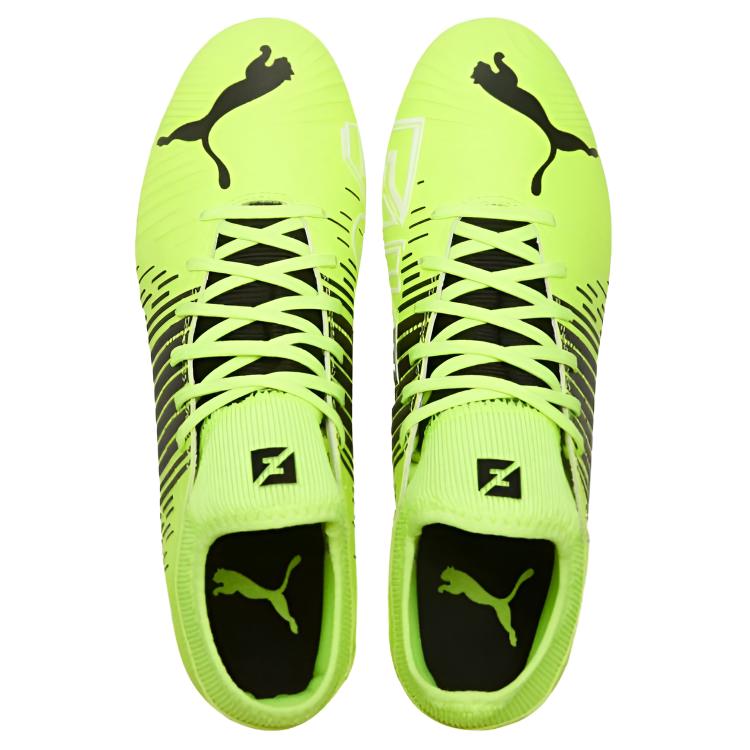 Puma Future Z 4.1 Круглый носок Шнуровка MG (Резиновые короткие шипы) Амортизирующие Прочные Футбольные Бутсы Мужские футбольные бутсы Флуоресцентно-желтый 106391-01