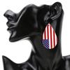 Европейские и американские модные новые акриловые серьги-капли, серьги с баскетбольным мячом и футбольным мячом