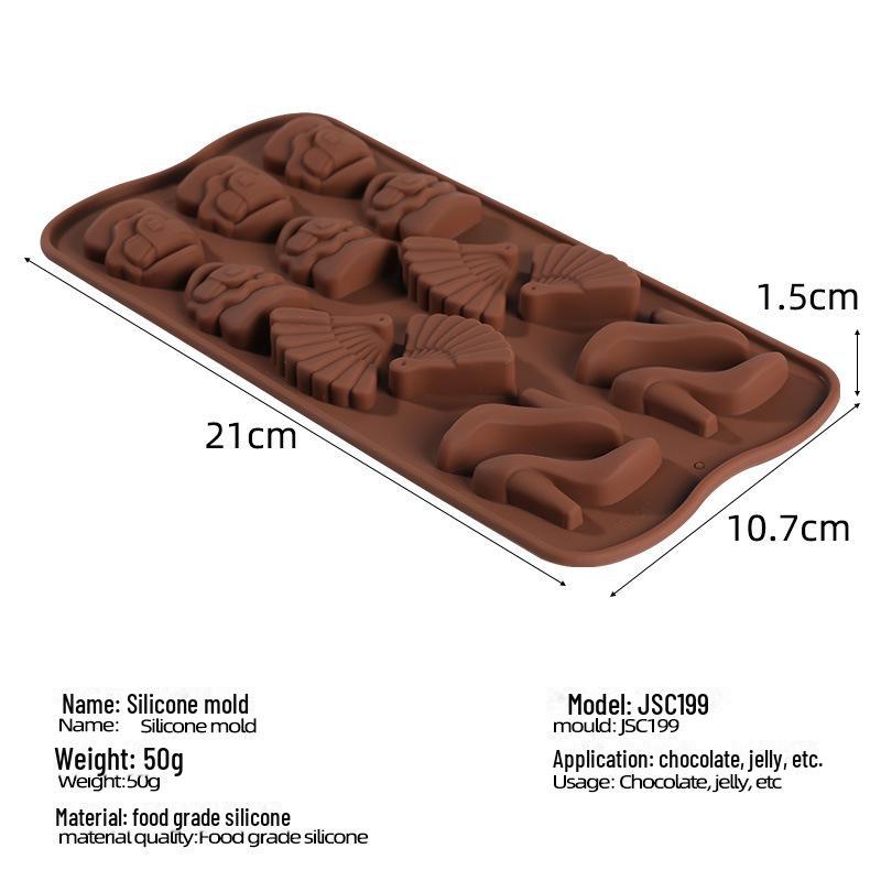 Форма для шоколада из пищевого силикона - легкосъемный инструмент для выпечки тортов и печенья своими руками