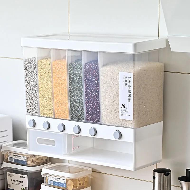 WTEMPO Бытовое кухонное ведро для риса, устойчивое к насекомым, влагостойкое, герметичное, утолщенное, многофункциональное, Классификация, разное зерновое рисовое ведро